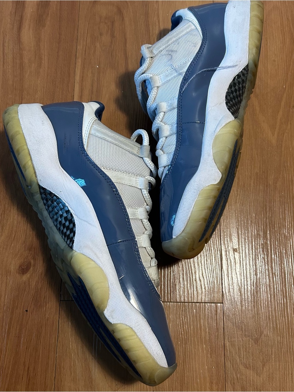adidas Low-Top Sneakers in Blue and White